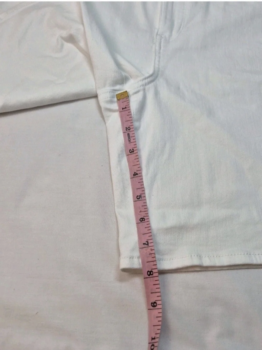 Nydj Women's Shorts Bermuda Size 14P Petite Optic White Stretch NWT 34